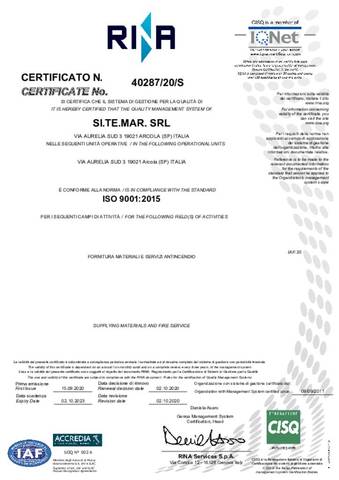 ISO 9001 / 2015